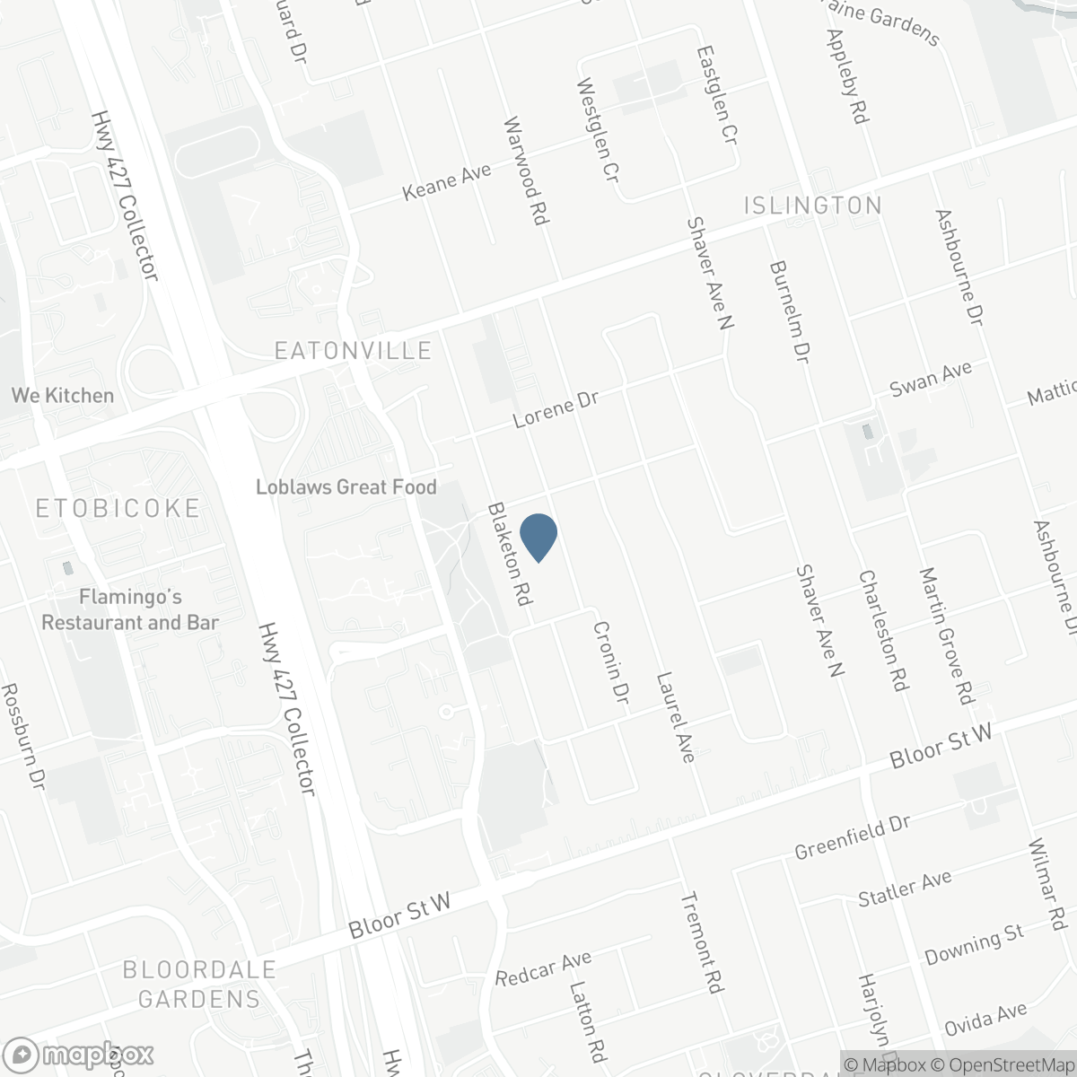 54 CRONIN DRIVE, Toronto, Ontario M9B 4V1